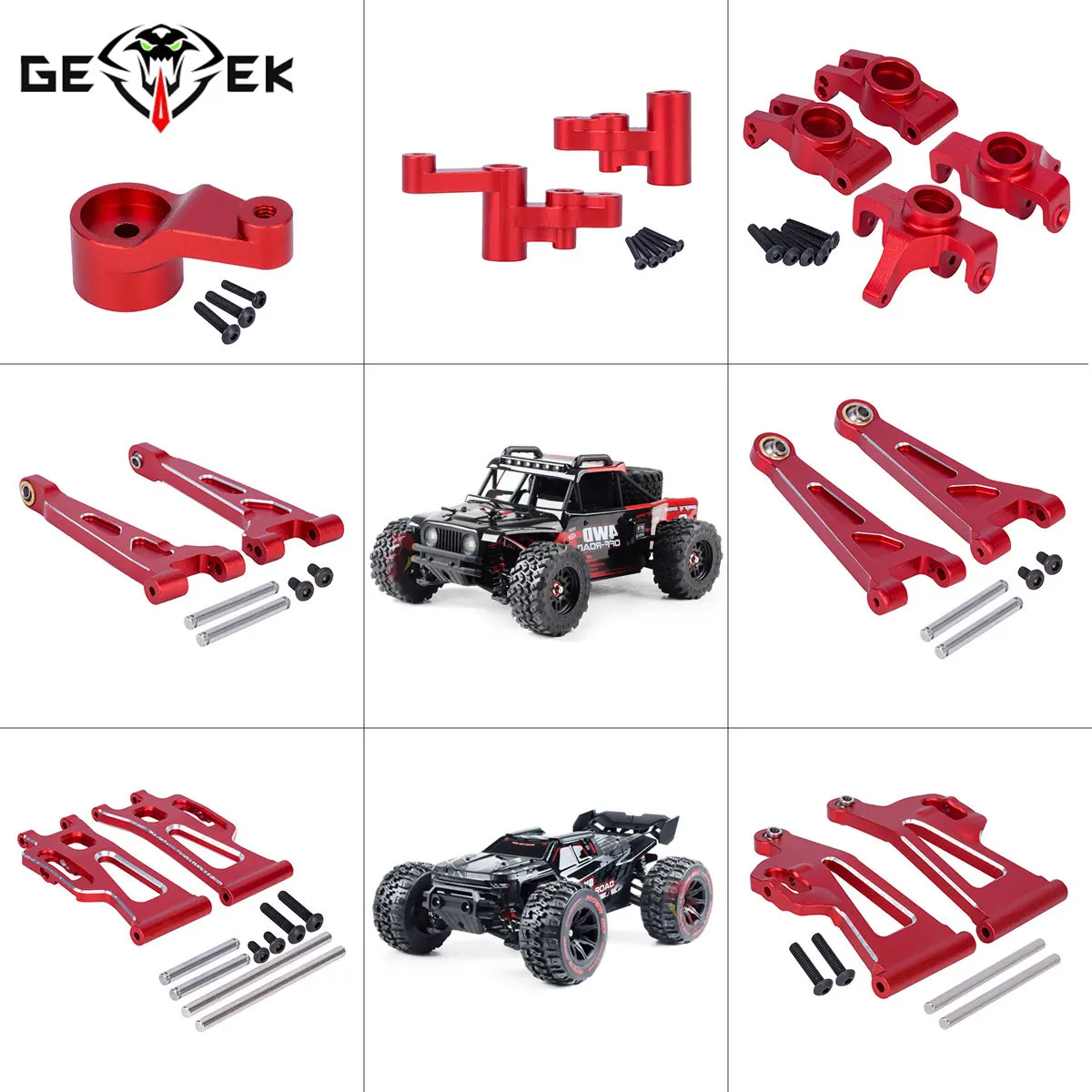 Zestaw aluminiowych kielichów – Rc Truck Monster recenzja i cena
