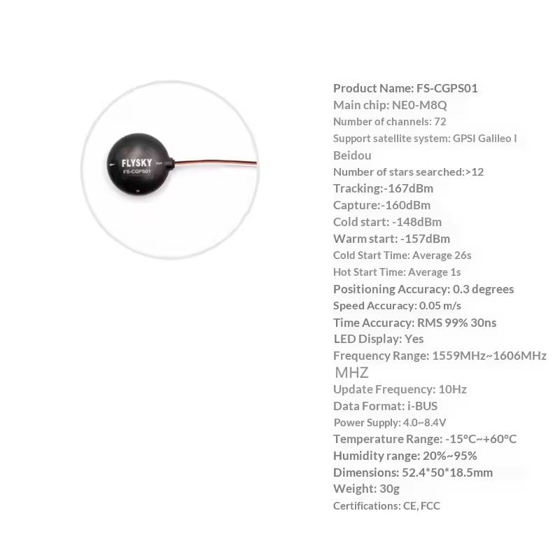 Flysky FS-G11P GPS FS-CGPS01 7 – Rc Hobby Products recenzja i cena