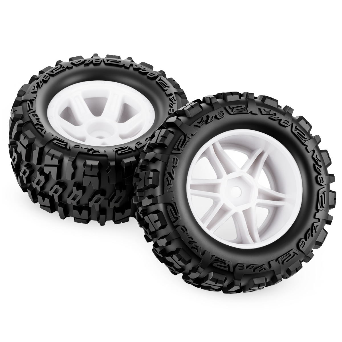 4 szt. gumowych opon 87 mm z 1 – Rc Truck Monster recenzja i cena