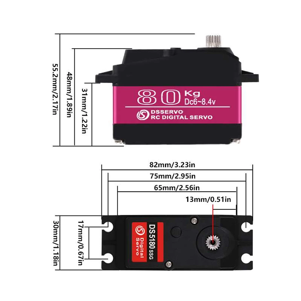 D Pangervo Wodoodporny DS5180  – Rc Hobby Products recenzja i cena